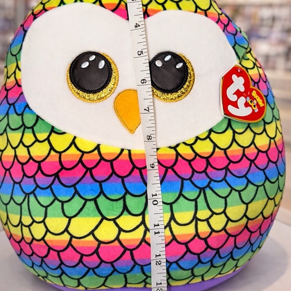 Ty Rainbow Owl Plush Toy 13” - Picture 2 of 2